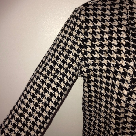 LUCIANO DANTE houndstooth double front zip knit - Picture 5 of 8